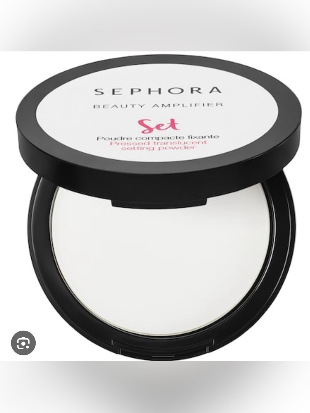 SEPHORA
BEAUTY AMPLIFIER Pressed translucent
setting